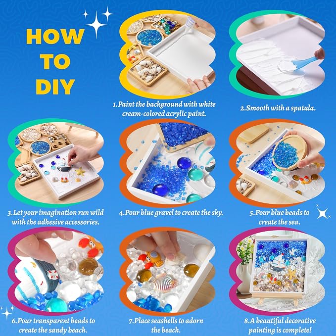 Joyclub DIY Mosaic Painting Kit Mosaic Kits - Image 4