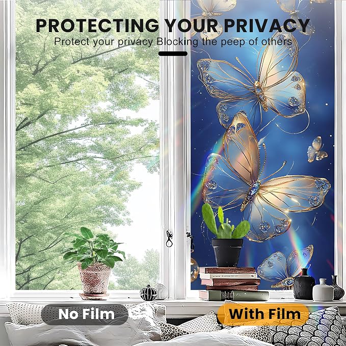 Stained Glass Window Privacy Film Static Cling - Image 5