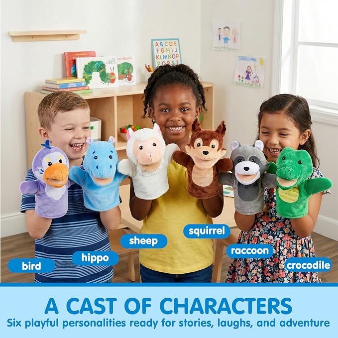 JOYIN 6Pcs Kids Hand Puppet Set - Image 8