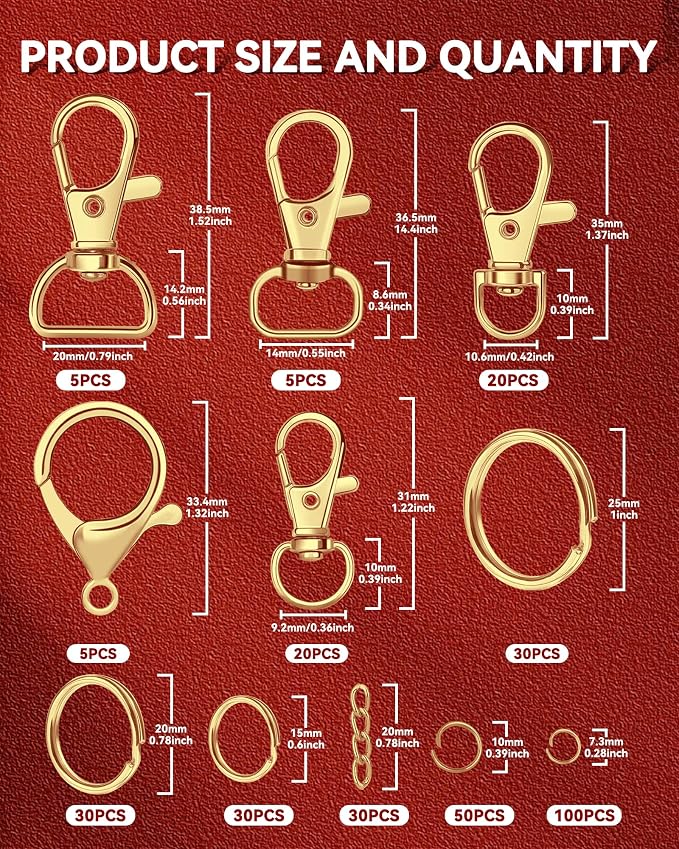 325PCS FIVEIZERO Keychain Making Kit - Image 2