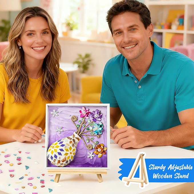 Joyclub DIY Vase Mosaic Painting Kit Mosaic Kits - Image 5