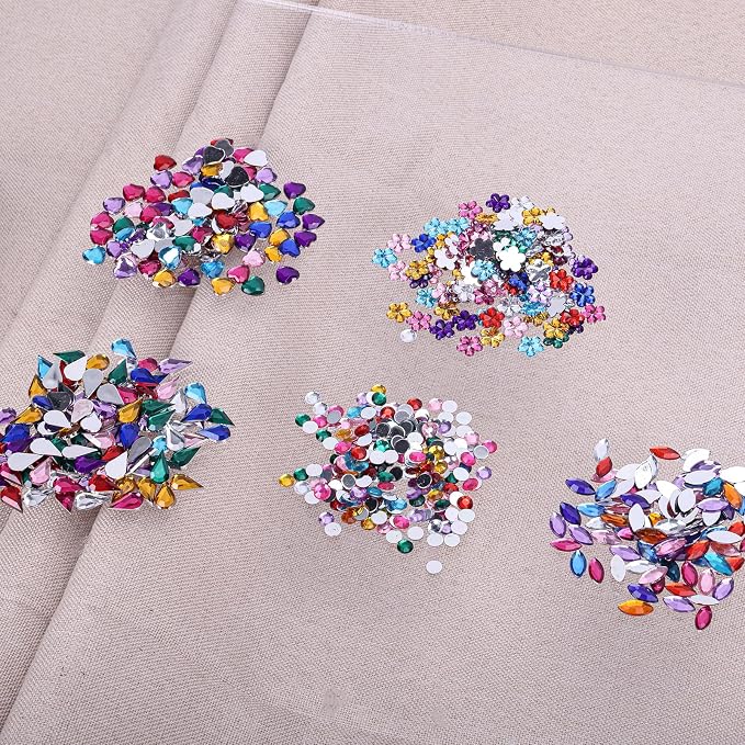 JPSOR 600pcs Rhinestones Crystal Gems - Image 6
