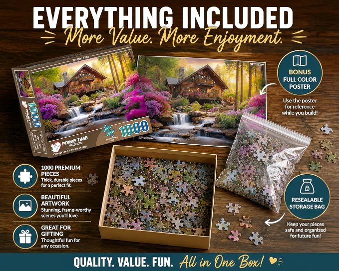 1000 Piece Jigsaw Puzzle for Adults - Image 3