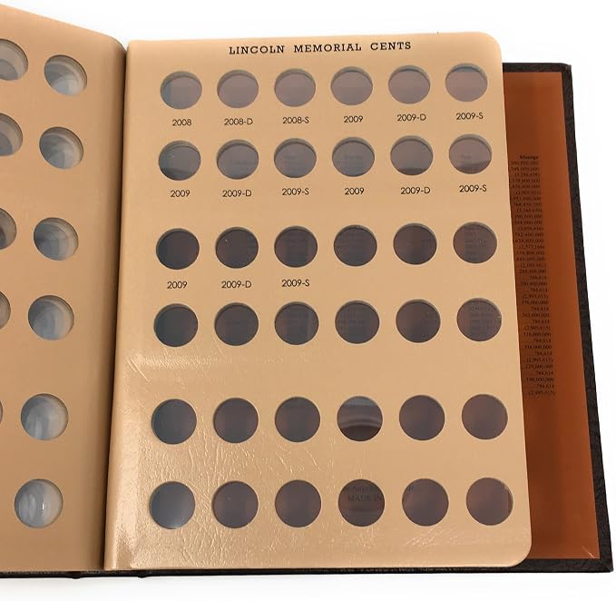 Dansco US Lincoln Memorial Cent Coin Album 1958 - Image 8