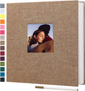 potricher Large Photo Album Self Adhesive 3x5 4x6 5x7 8x10 10x12 Pictures Linen by potricher