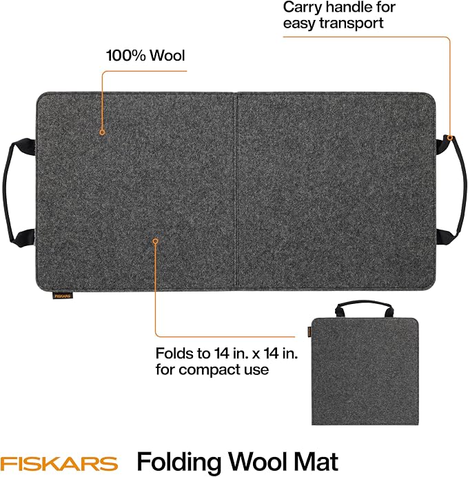 Fiskars Folding Wool Pressing Mat, Portable Ironing Surface - Image 2