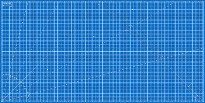 Elan Cutting Mat 36x72 Blue, Extra Large Self Healing Cutting Mat 36 x 72 Inch - Image 2