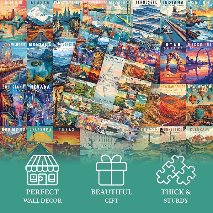 50 States & Washington, D.C. Jigsaw Puzzles - Image 5