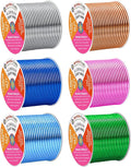 Mandala Crafts 12 GA Pink Green Blue Assorted Anodized Aluminum Craft Wire | by MandalaCrafts