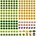 Warmtree 175 Pcs Static Grass Bushy Tufts Miniature Colorful Flower Cluster by Warmtree