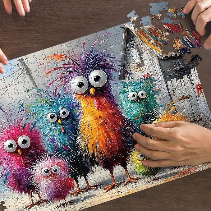Puzzles for Adults 500 Pieces, Chicken Jigsaw Puzzles - Image 8