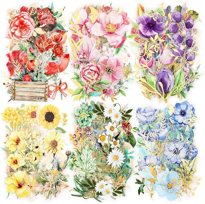 Dizdkizd Gilding Flower Stickers - Image 8