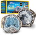 National Geographic Jumbo Geodes Kit – Break Open 2 Large Geodes by BlueMarbleToys