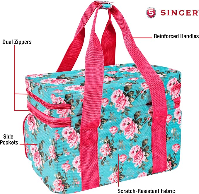 SINGER Sewing Accessories Organizer – Double Layer Portable Sewing Storage Bag - Image 7