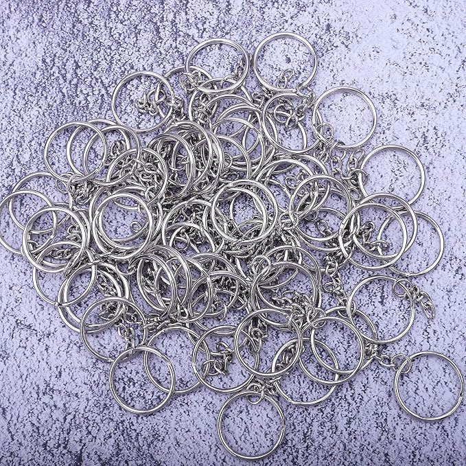 HAUTOCO 100pcs Keychain Rings - Image 4