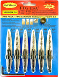 FTG USA Countersink Drill Bit Set for Wood with Tapered Drill Bit 6 Pc #10 (3/16")