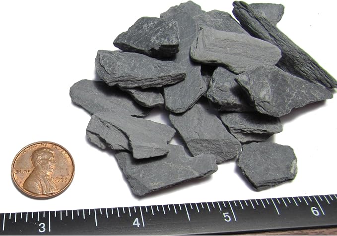 Natural Slate Stone -1/2 to 1 inch. Perfect Size - Image 2