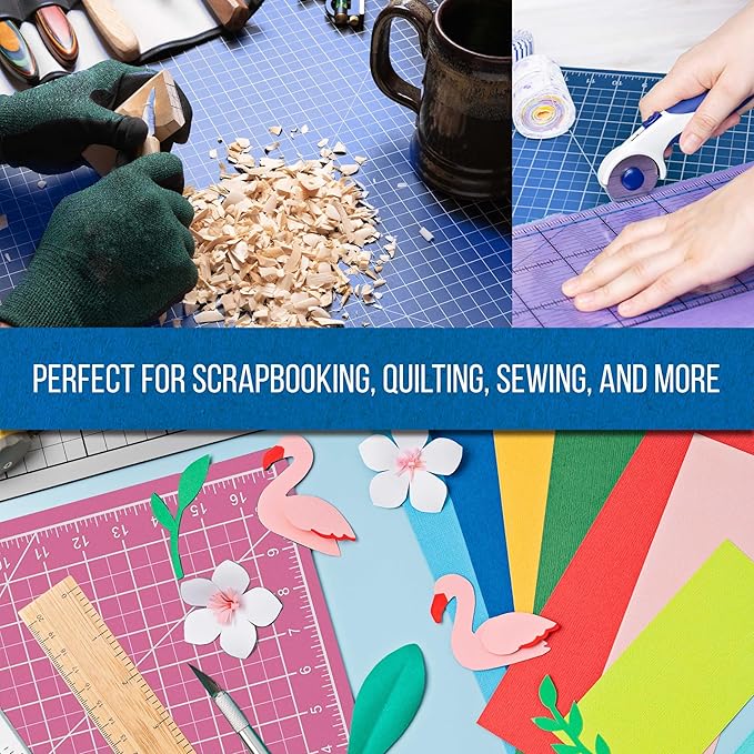 U.S. Art Supply 12" x 18" Self-Healing Cutting Mat 5-Ply - Image 7