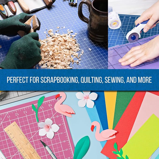 U.S. Art Supply 9" x 12" Self-Healing Cutting Mat 5-Ply - Image 7