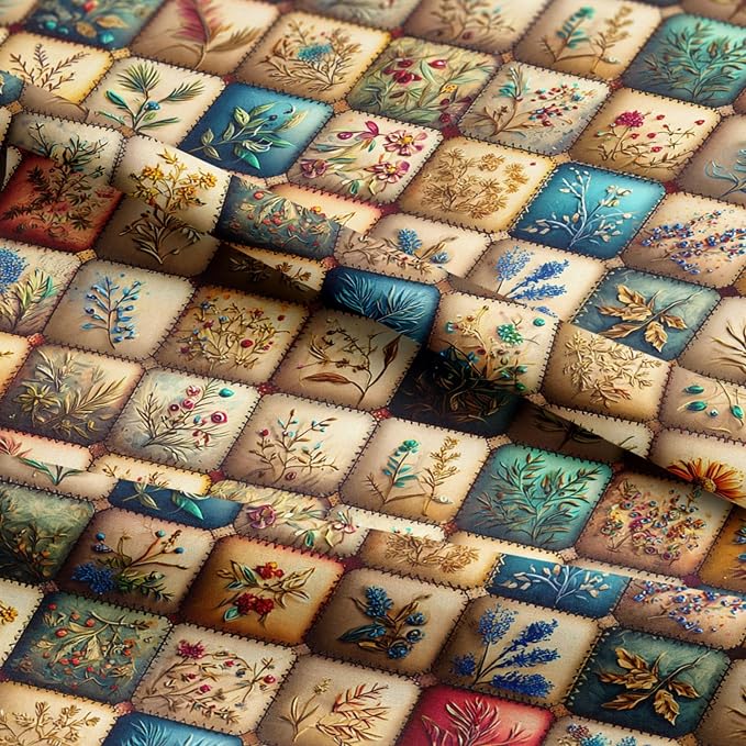 100% Cotton Fabric by the Yard – Turkish Quality Quilting & Sewing Fabric - Image 7