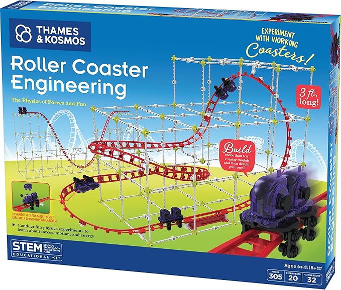 Thames & Kosmos | Roller Coaster Engineering STEM Kit | Design, Experiment w/ by Unknown
