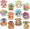 YooNotee 12 Sets Interchangeable Seasonal Diamond Art Tabletop Decorations by Unknown