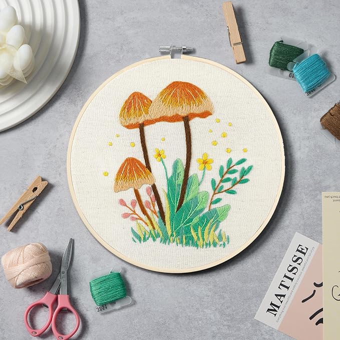 Bonroy 4 Sets Embroidery Kit for Beginners - Image 5