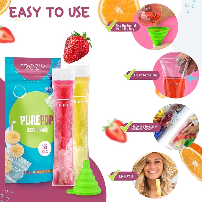 Disposable Ice Popsicle Mold Bags - Image 6