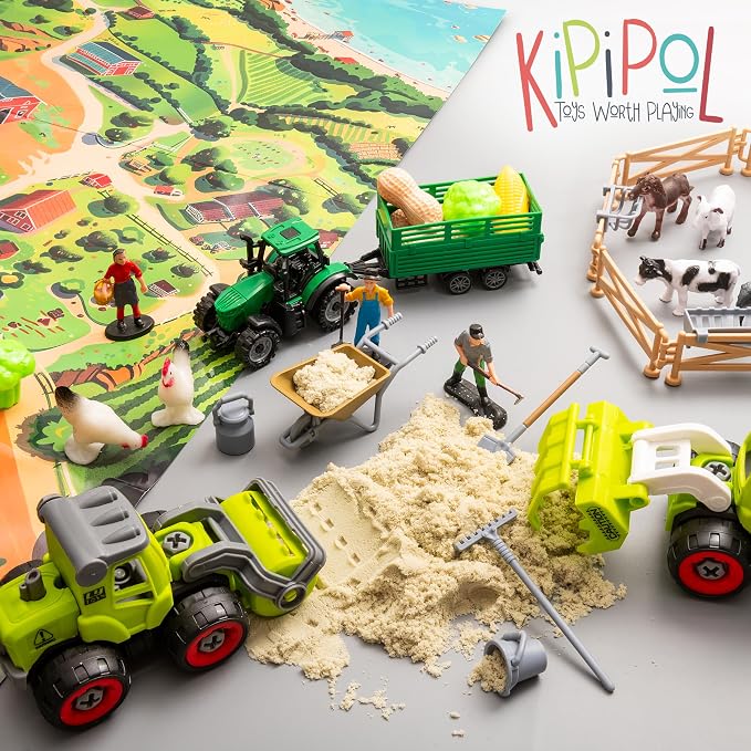 59 PCS Farm Sensory Bin - Image 6
