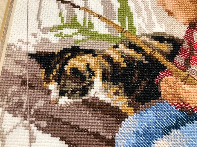 RIOLIS - Let's Go Fishing 1470, Cat Lovers Cat Cross Stitch Kits 11, Cross - Image 2