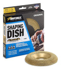 Kutzall Original Shaping Dish - Fine, 4-1⁄2" (114.3mm) Dia. X 7⁄8" (22.2mm) Bore - Woodworking Angle Grinder Attachment for DeWalt, Bosch, Milwaukee. Abrasive Tungsten Carbide, DW412O230