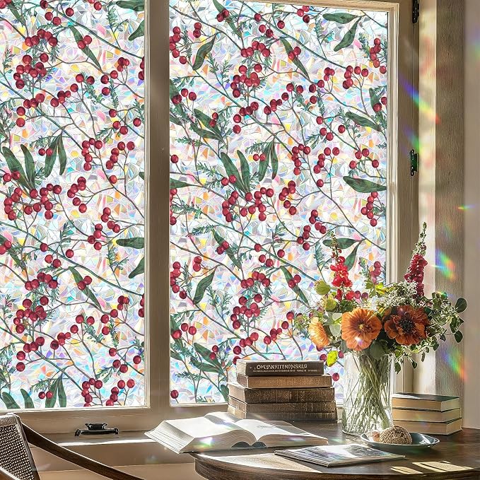 ADD.HERES Window Privacy Film, Stained Glass Decorative Static Cling, Removable - Image 4