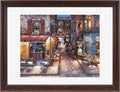 MCS 14.25x19.25 Puzzle Frame for Finished Puzzles, Walnut Woodgrain Vertical & by MCSIndustriesInc