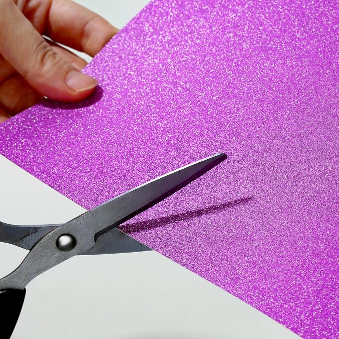 20 Colors 40 Sheets Glitter Cardstock, Cardstock Paper, Premium Sparkly Cricut - Image 7