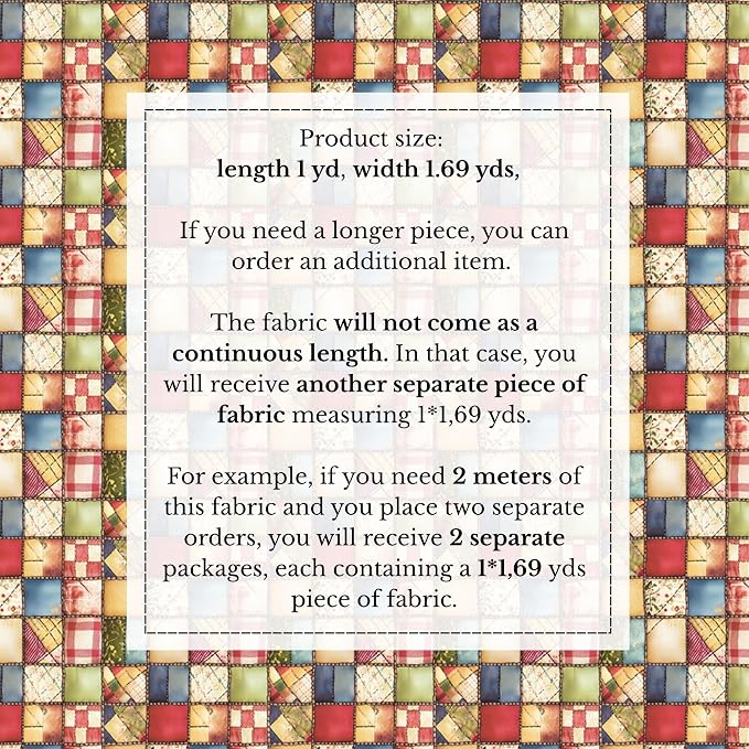 100% Cotton Fabric by the Yard – Turkish Quality Quilting & Sewing Fabric - Image 4