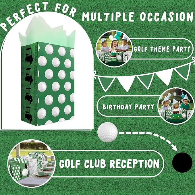 Golf Party Favor Bags – 24 Pcs Golf Gift Bags - Image 4