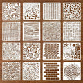 16 Pcs Stencils for Painting, Geometric Painting Stencils, Reusable Layering by Unknown