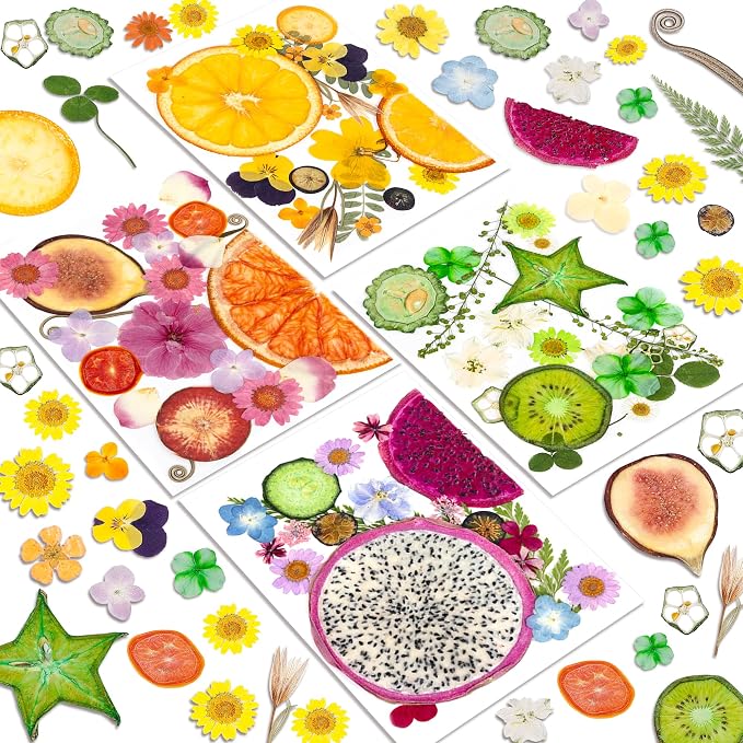 Resiners Dried Pressed Flowers for Resin Molds, Real Natural Dried Flowers Dry by Resiners