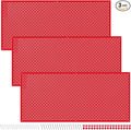 Pegboard Rack Garage Storage Steel Horizontal PegBoard Pack,Steel Pegboard Heavy Duty- 3 Pack 16-Inch X 36-Inch Metal Peg Board Tool Organization Panels (Red)