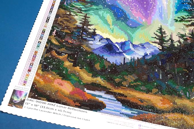 DIAMOND ART CLUB Lunar Reflections Diamond Painting Kit, Fun DIY Crafts - Image 7