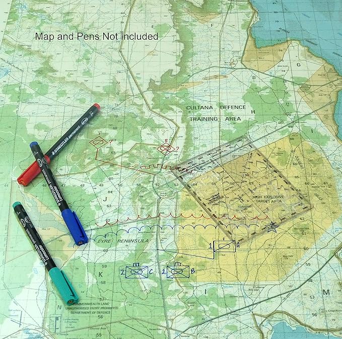 Map Marking Protractors