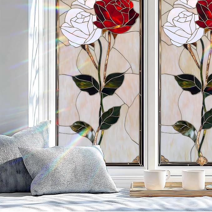 Stained Glass Window Privacy Film Static Cling - Image 4