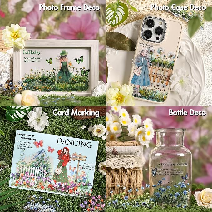 Scrapbook Flower Stickers - Image 2