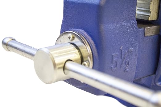 Yost Vises 855-D2 Industrial Grade Reversible Vise, 5.5", Blue