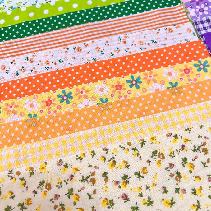 Cotton Fabric DIY Making Supplies Quilting Patchwork Fabric Fat Quarter Bundles - Image 5
