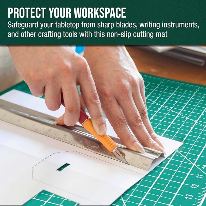 U.S. Art Supply 18" x 24" Self-Healing Cutting Mat 5-Ply - Image 6