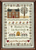 Janlynn 50222 Counted Cross Stitch Kit 7.75"X11.25", Joy in The Journey by Janlynn