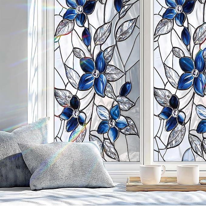 Stained Glass Window Privacy Film Static Cling - Image 4