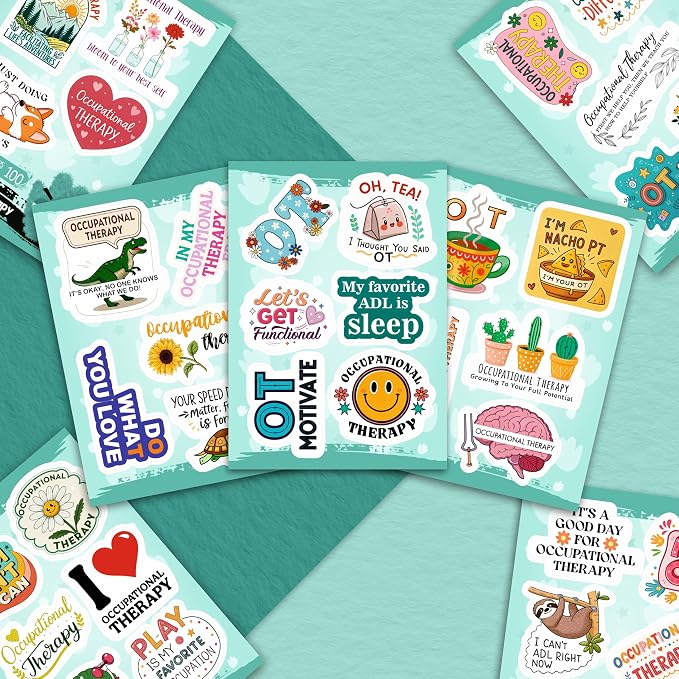 100Pcs Funny Occupational Therapy Stickers and Decals - Image 7