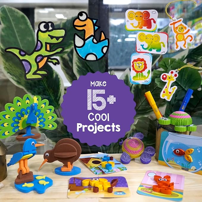 Imagimake 5-in-1 Awesome Craft Kit | Includes 15+ Projects | Crafts - Image 2